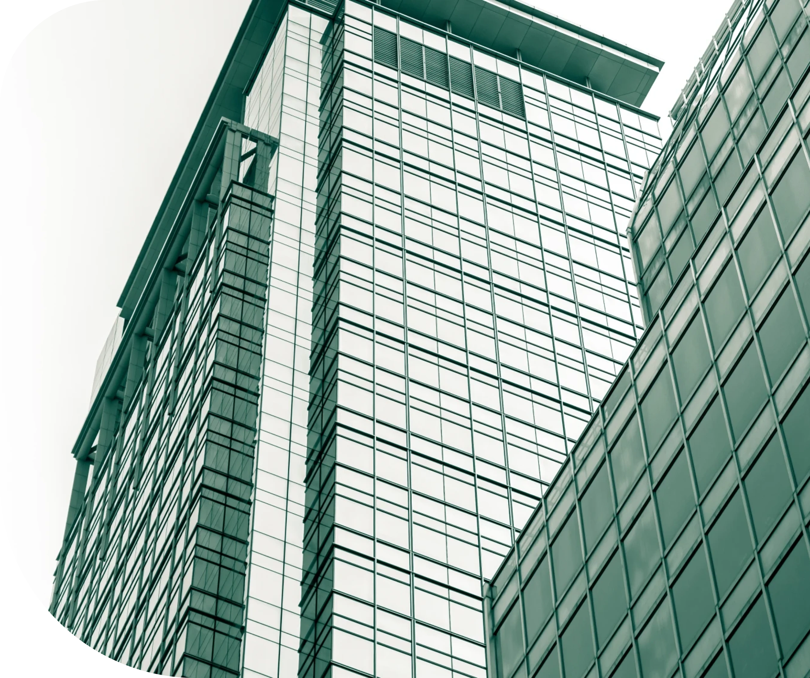 Modern commercial buildings signifying formalized, transparent businesses